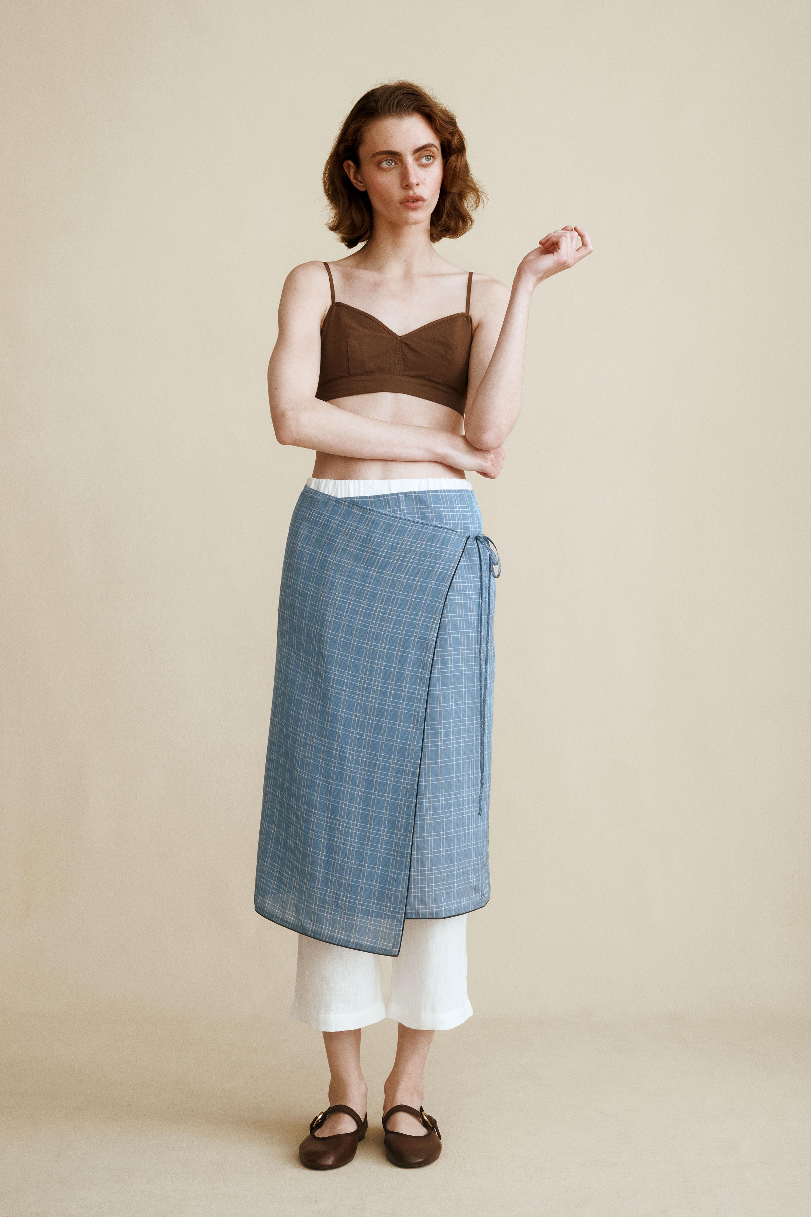 POPLIN TOP CREATED BY CARAMEL LONDON X ZARA